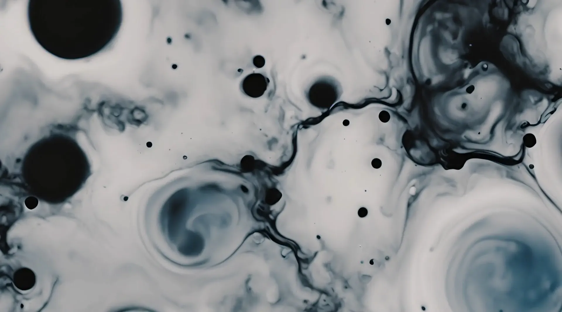 Elegant Liquid Artistry in Grayscale Creative Stock Video